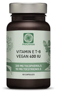 Procapsin Vitamin E T-8 Vegan 400 IU Mixed Tocopherols & Tocotrienols 60Capsules