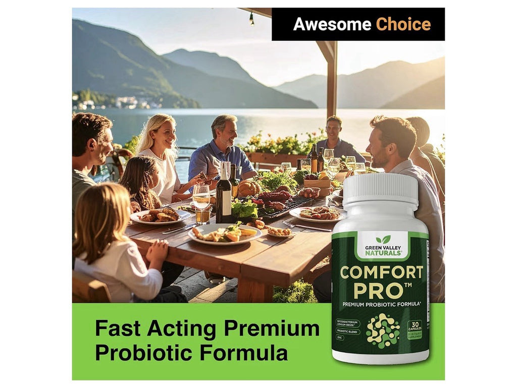 GREEN VALLEY NATURALS ComfortPro™ Daily Probiotics for Digestive Health 30 Caps