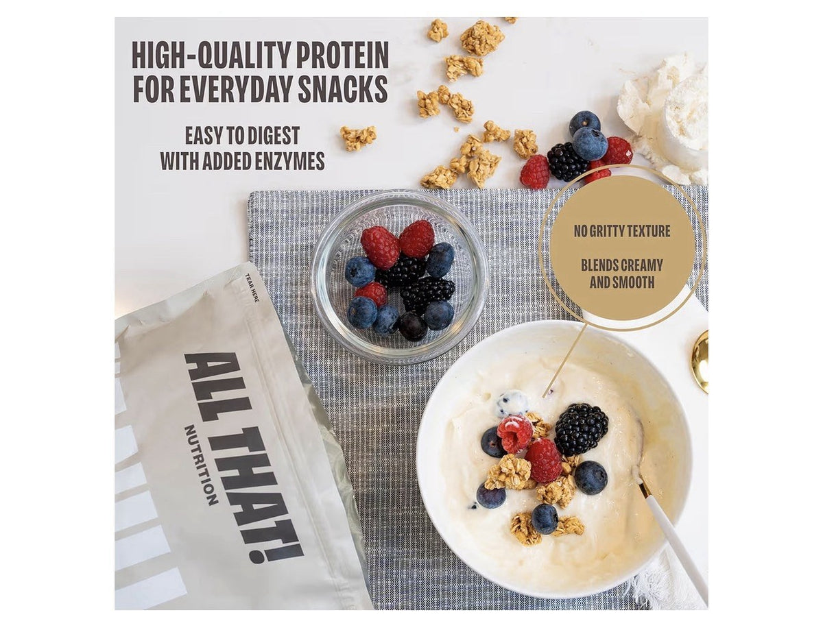 ALL THAT! NUTRITION Vanilla Protein Powder Whey Protein 30 Servings