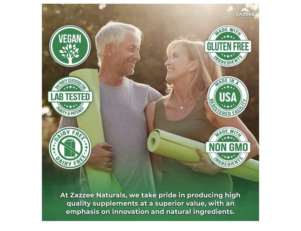 Zazzee Organic Moringa Leaf Antioxidant Rich Source of Phytonutrients 180capsule