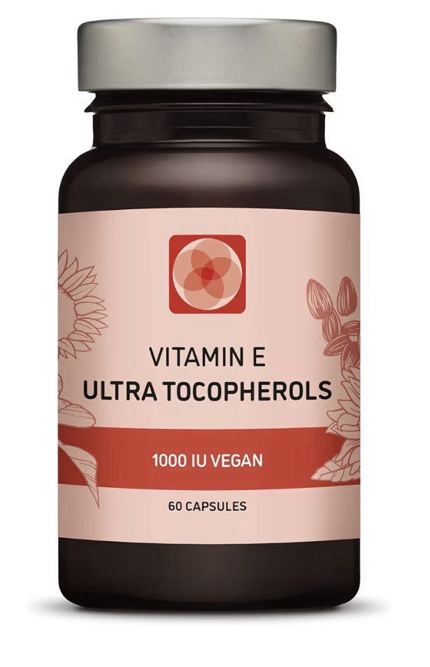 Procapsin Vitamin E IU Ultra Tocopherol 1000 IU Vegan All 4 Tocopherols 60 Caps