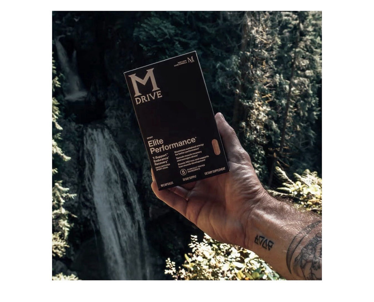 Mdrive Elite Testosterone Booster for Men Muscle Recovery Stress Relief 90 Caps