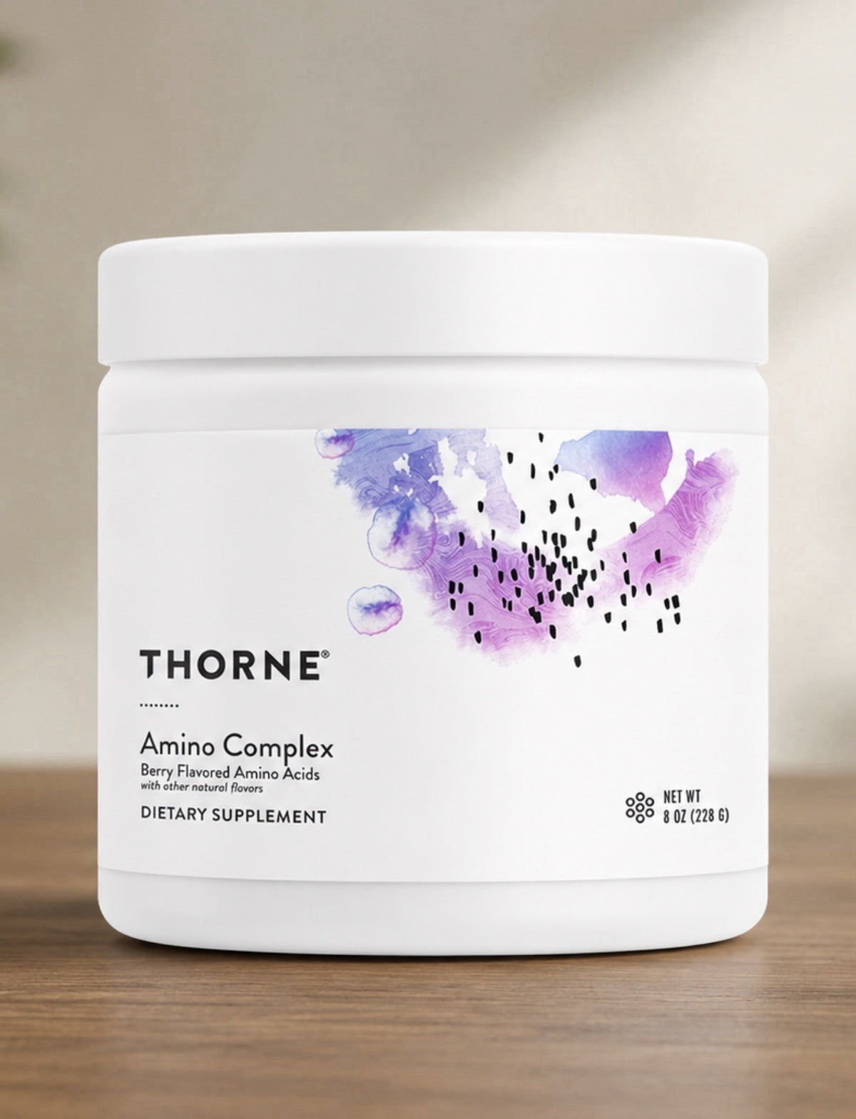 THORNE Amino Complex Berry Flavored Amino Acids Powder 30 Servings 8oz