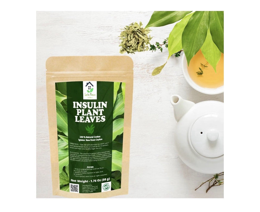 Lanka Flavors Feel Different Insulin Plant Leaves Natural Costus Igneus Tea 50g