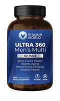 Vitamin World Ultra 360 Men’s Multi 50 Plus Multivitamin For Men 180 Capsules