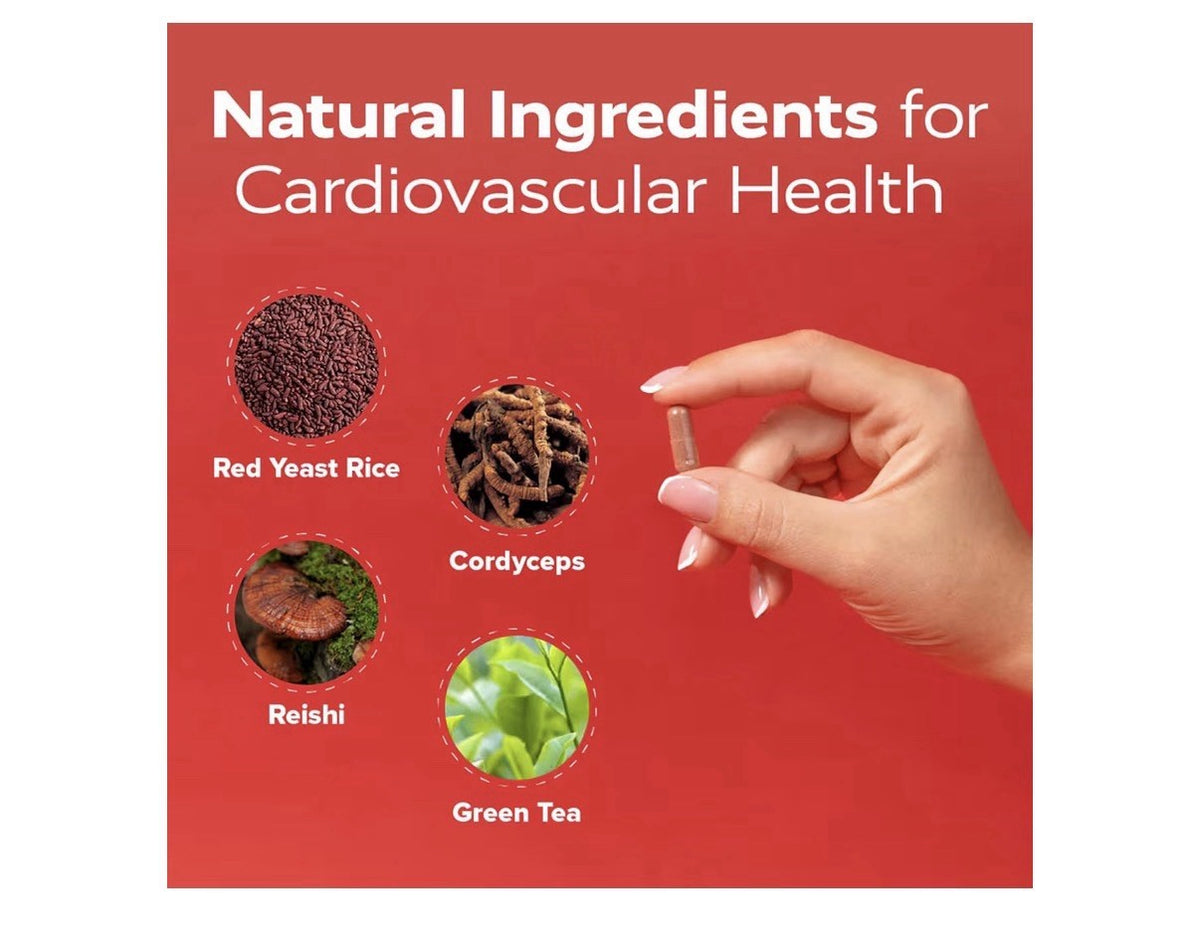 Redd Remedies Cholesterol Triple Care Cardiovascular Health Liver Function 60cap