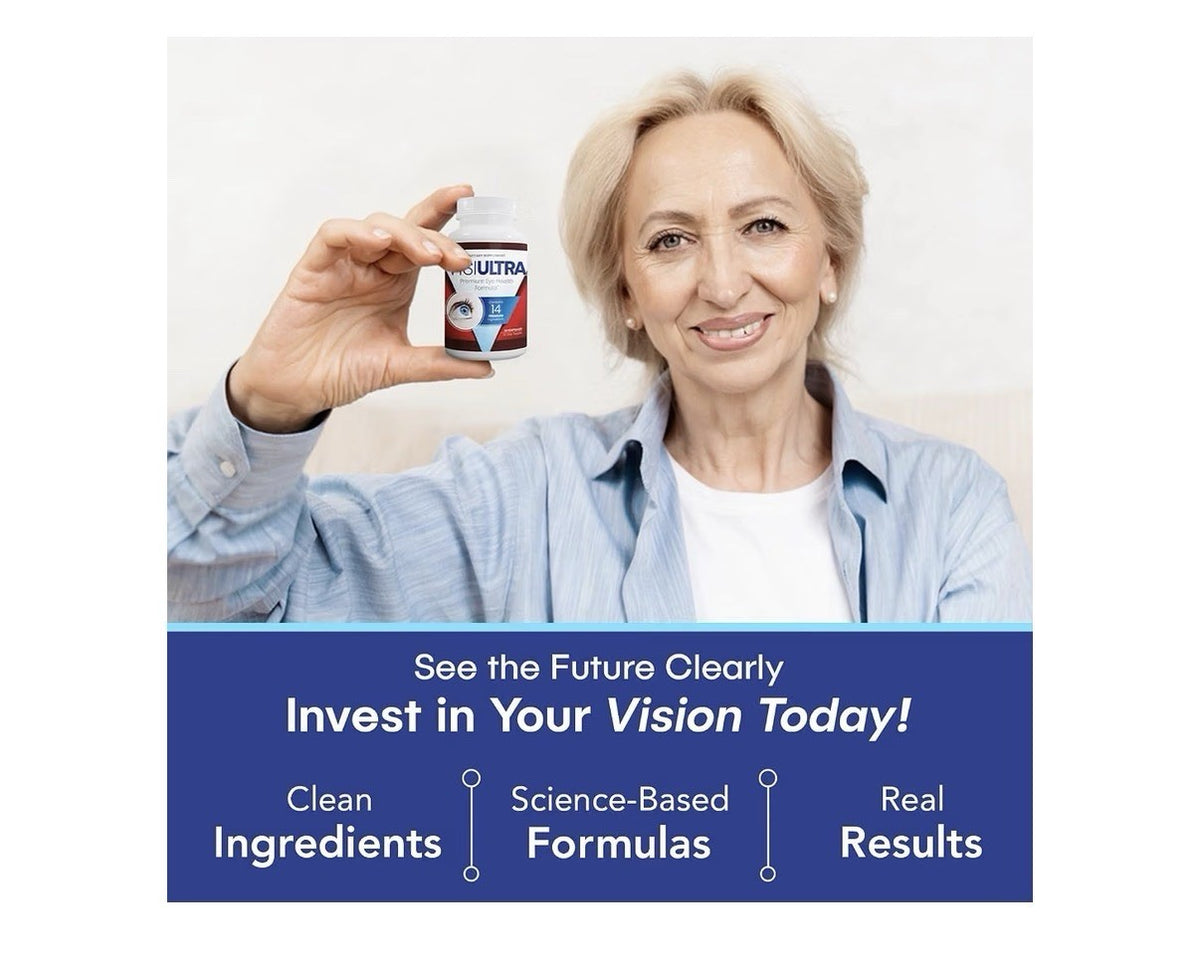 VisiUltra Eye Health Formula 14 Premium Ingredients Clear Vision 3 Pack