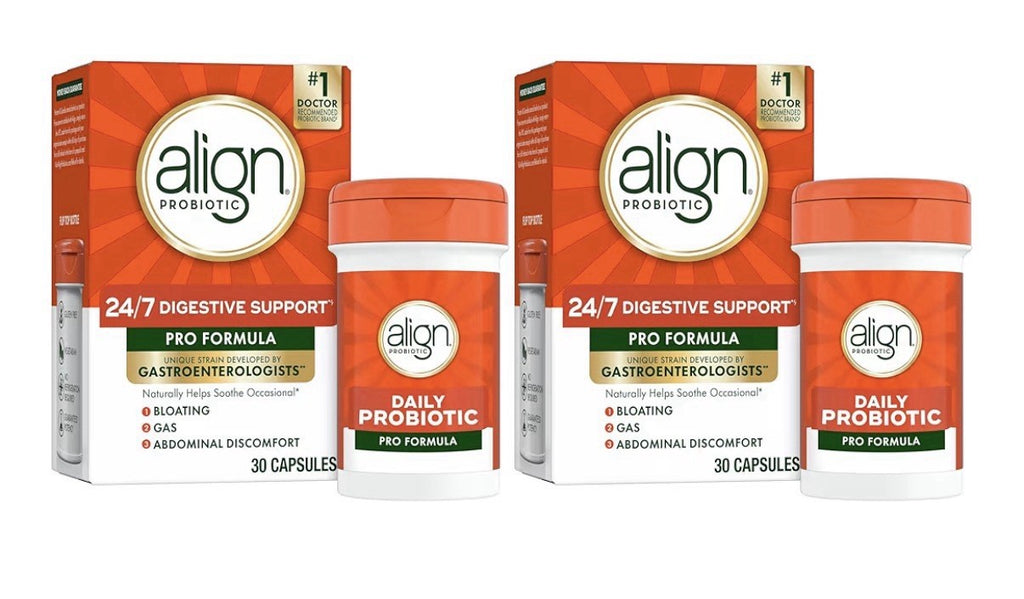 Align Probiotic 24/7 Digestive Support Pro Formula for Women and Men 2 Packs