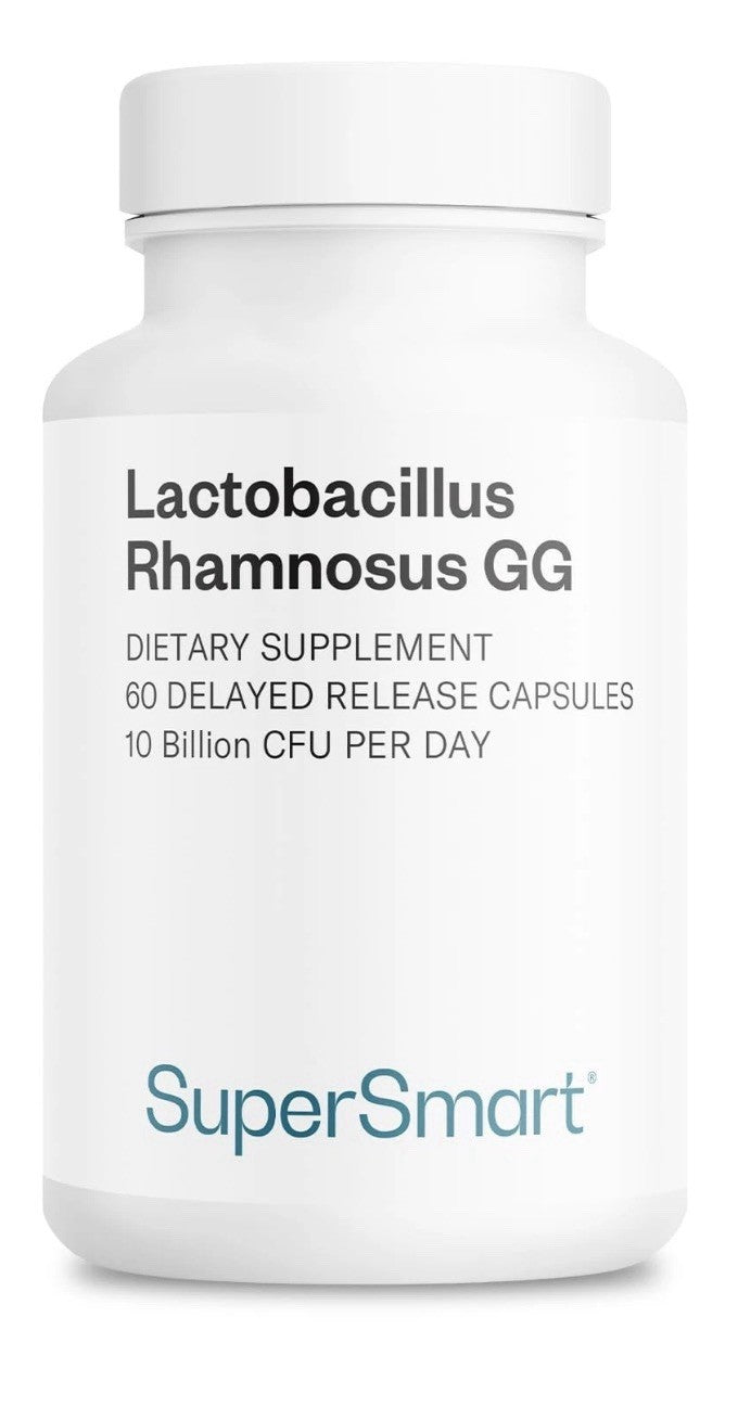 Supersmart Lactobacillus Rhamnosus GG 10 Billion CFU 60 Capsules