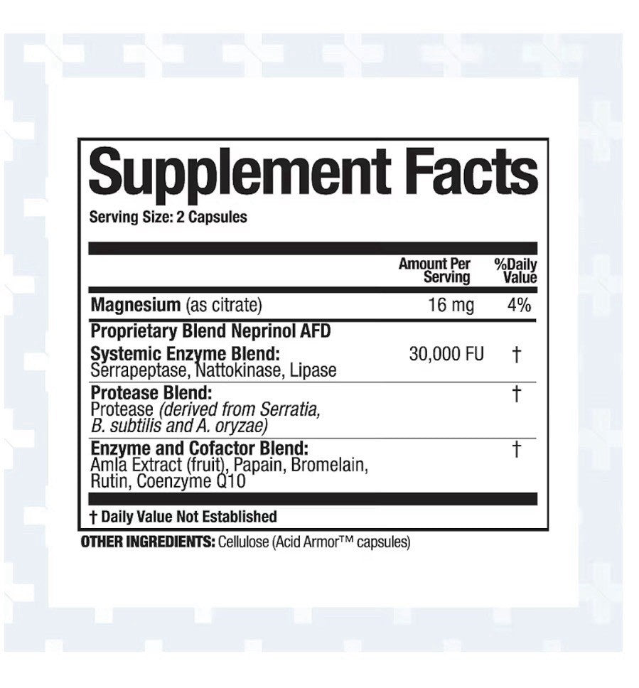Arthur Andrew Medical Neprinol AFD Fibrin Defense Multi Enzyme Blend 300capsules