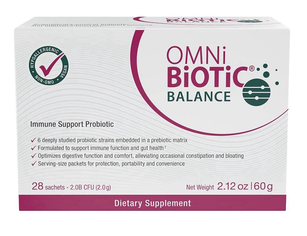 OMNi BiOTiC Balance Immune Support Probiotic Gut Digestive Health 28 Sachets