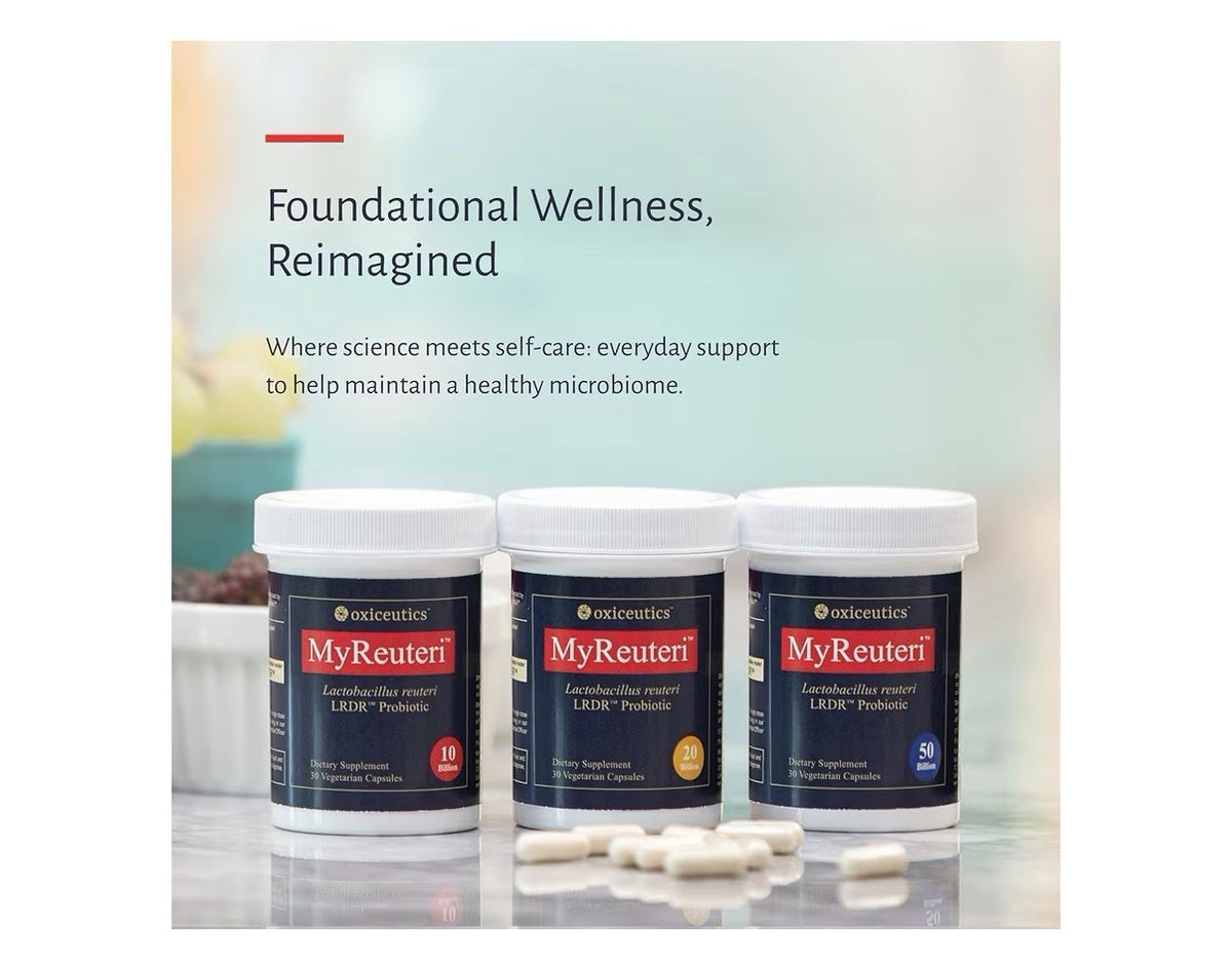 oxiceutics MyReuteri™ Lactobacillus reuteri LRDR™ Probiotic 20 Billion CFU 30Cap