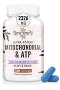Resciency Mitochondrial & ATP Supplements Cellular Energy Heart Brain 120capsule