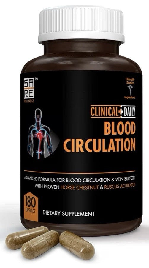 Clinical Daily Blood Circulation Supplement Circulation And Vein Support 180Caps