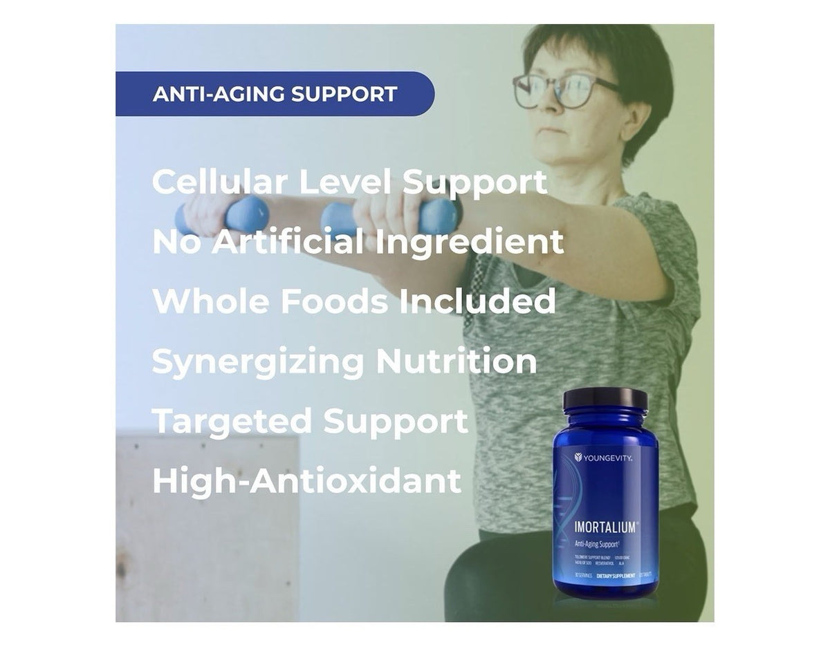 Youngevity Imortalium Anti-Aging Support Telomere Health Support 120 Tablets