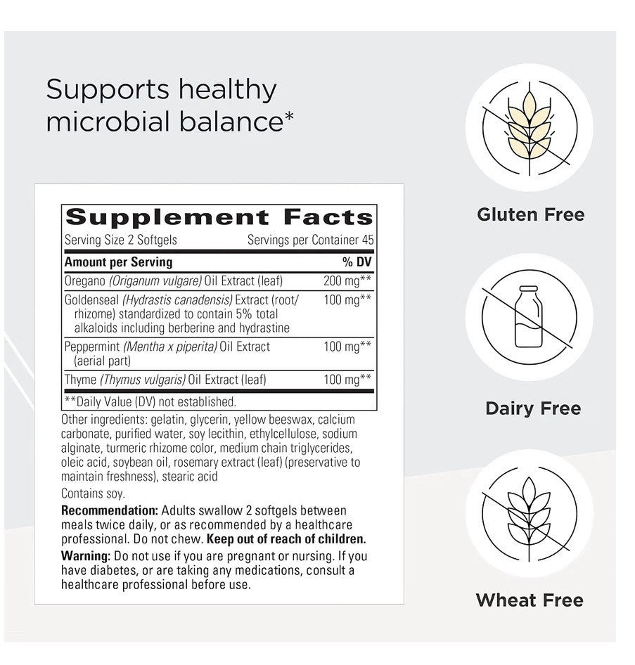 Integrative Therapeutics Y Formula Herbal Blend Gastrointestinal Support 90sgel