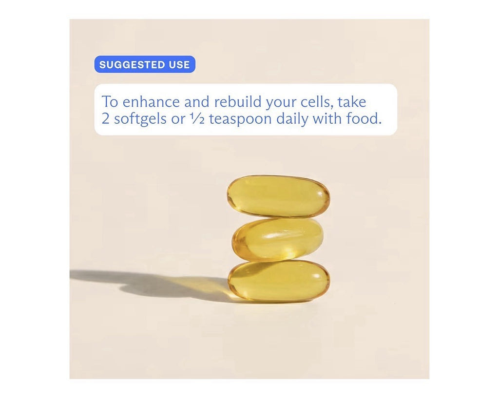 BodyBio Balance Oil Omega 3 & 6 Supplement Energize Cells Brain Longevity 60Sgel