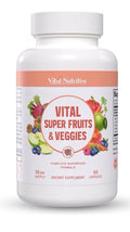 VITAL NUTRITIVE Vital Super Fruits & Veggies Daily Superfood for Adults 60 Caps