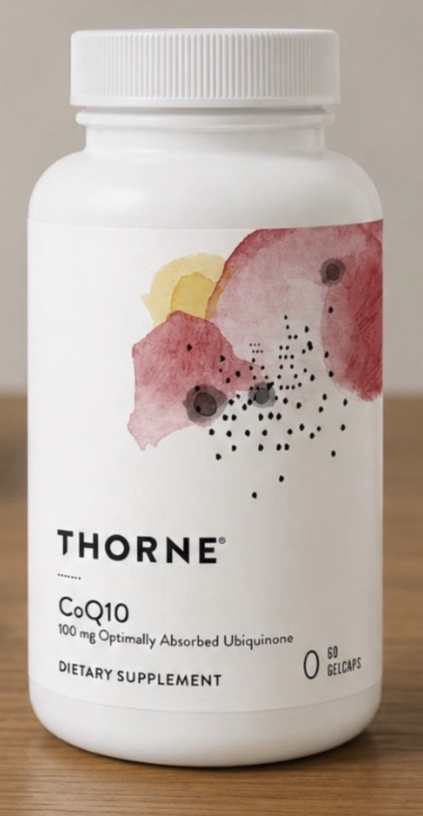 Thorne CoQ10 100 mg Optimally Absorbed Ubiquinone Dietary Supplement 60 Gelcaps