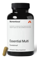 Momentous Essential Multi Foundational Multivitamin for Women & Men 120 Capsules