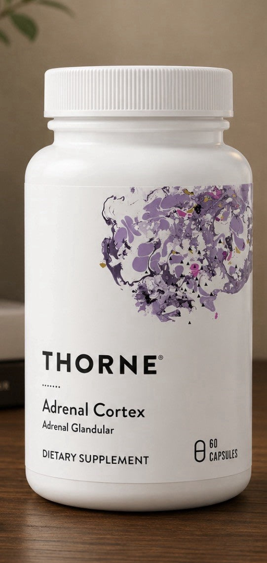 Thorne Adrenal Cortex Adrenal Glandular Dietary Supplement 60 Capsules