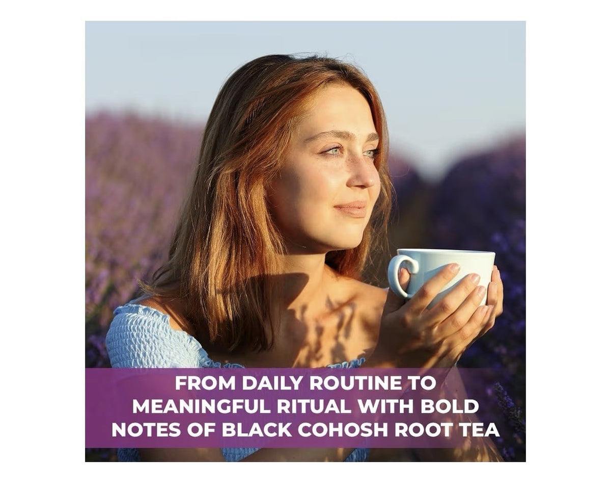 50 bags Black Cohosh 50 Tea Bags Black Cohosh Root Herbal Tea (Actaea racemosa)