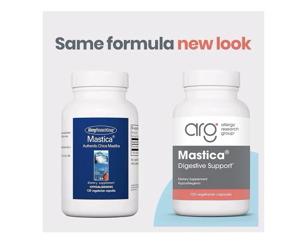Allergy Research Group ARG Mastica Digestive Support Hypoallergenic 120 Capsules