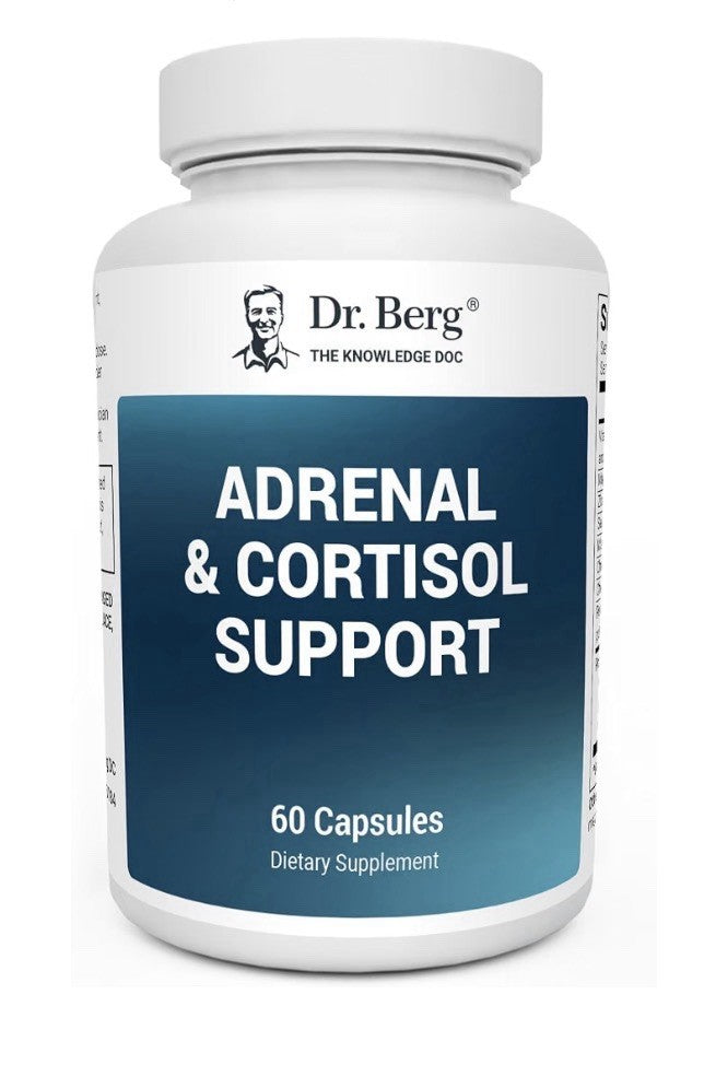 Dr. Berg Adrenal & Cortisol Support Mood Focus Relaxation Stress Support 60 Caps