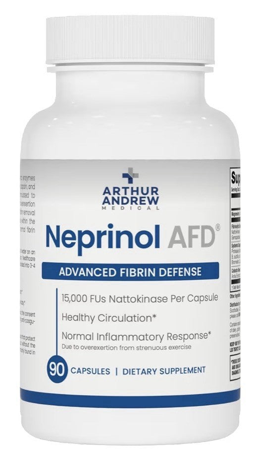 Arthur Andrew Medical Neprinol AFD Fibrin Defense Multi Enzyme Blend 90 Capsules