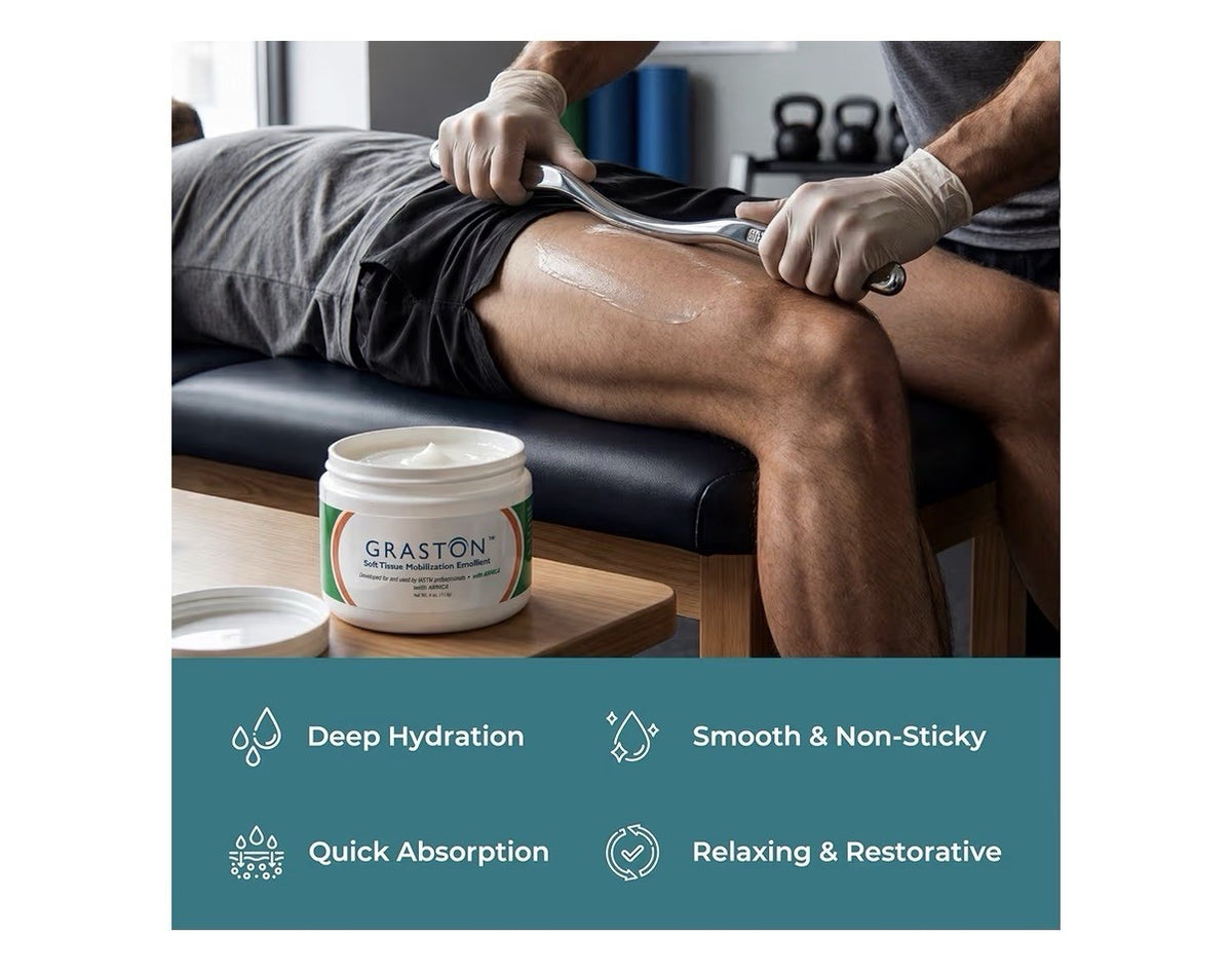 3 Pack Graston Soft Tissue Mobilization Emollient With Arnica Massage Cream