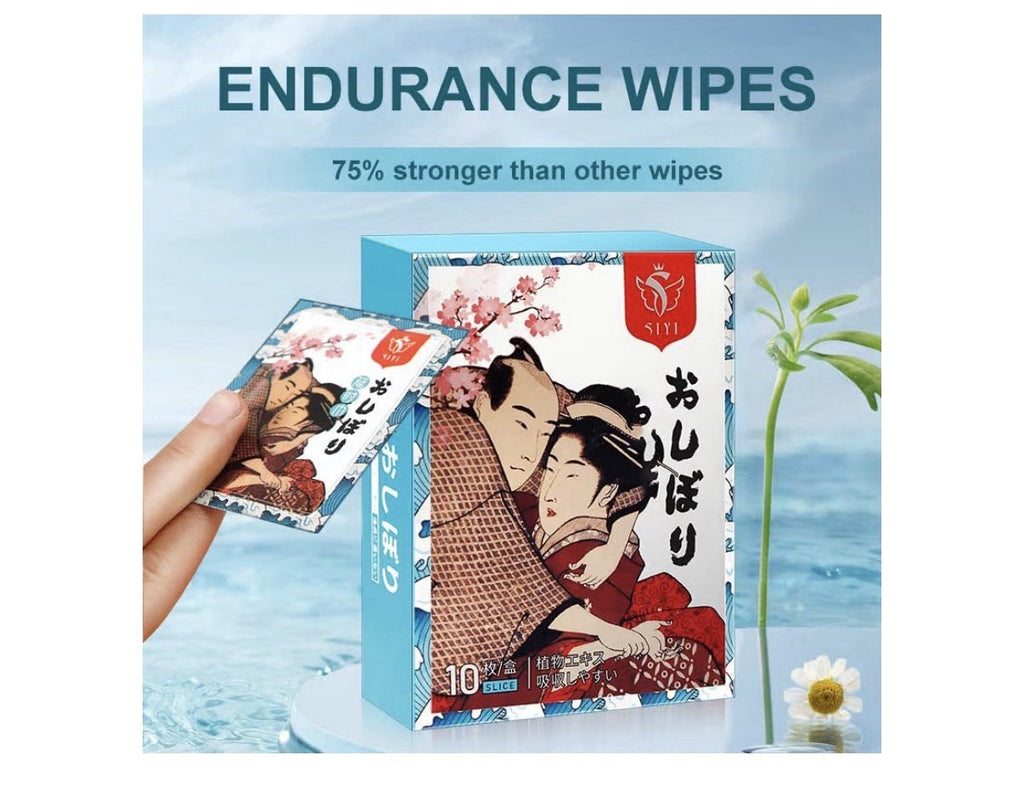SiYi Delay Wipes for Men to Last Longer in Bed Increase Duration 10 Wipes