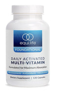 EquiLife Foundational Daily Activated Multivitamin for Women & Men 120 Capsules