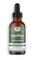 Mega Health The One Healer Zeolite Detox for Kids & Adults Pure Drops 1oz 30serv