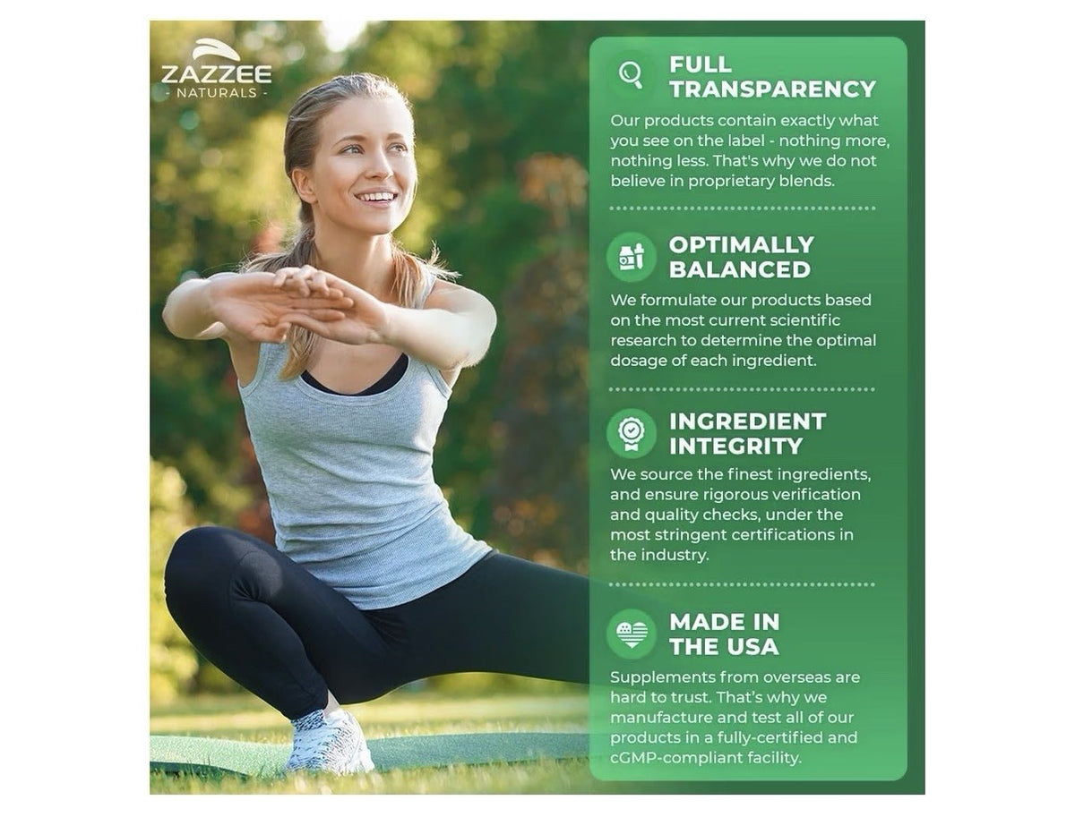 Zazzee St. John’s Wort Supports Wellbeing , Positive Mood 0.3% Hypericin 150Caps