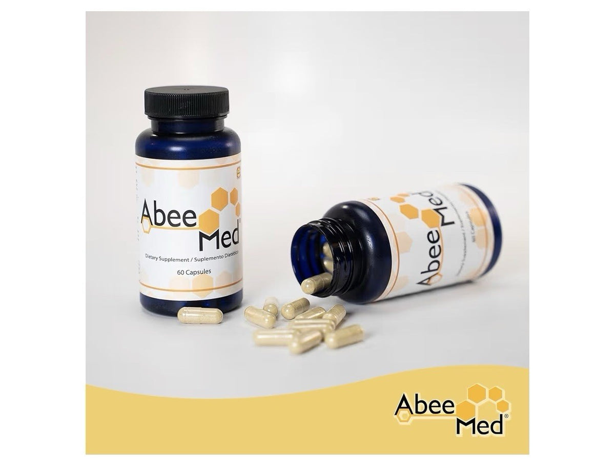 AbeeMed Bee Venom Capsules Natural Apitoxin Supplement w/Manuka Honey 60Capsules