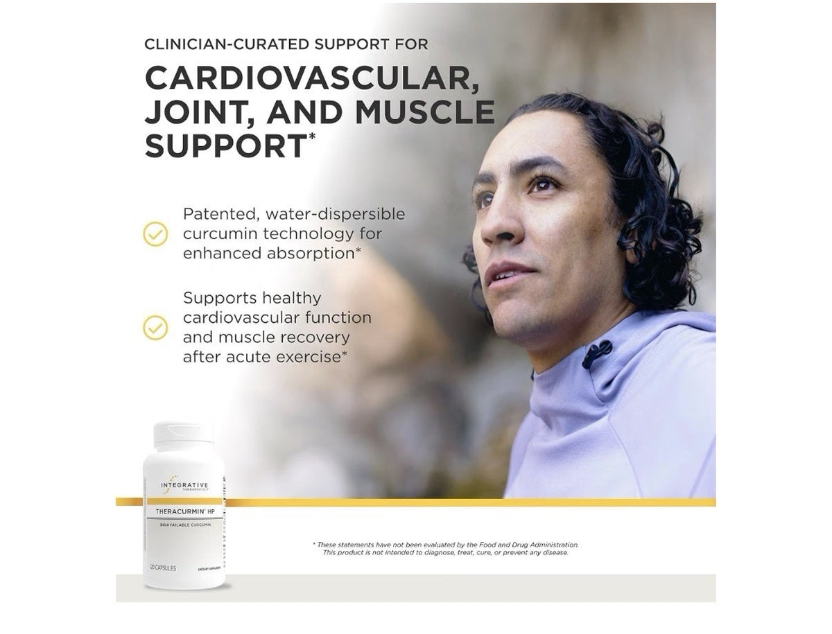 Integrative Therapeutics Theracurmin HP Curcumin Heart Joint Health Support 120c