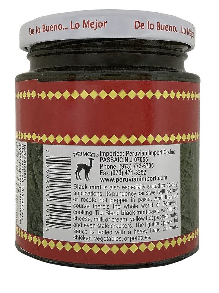 Inca's Food Black Mint Huacatay Paste 7.5 oz Jar