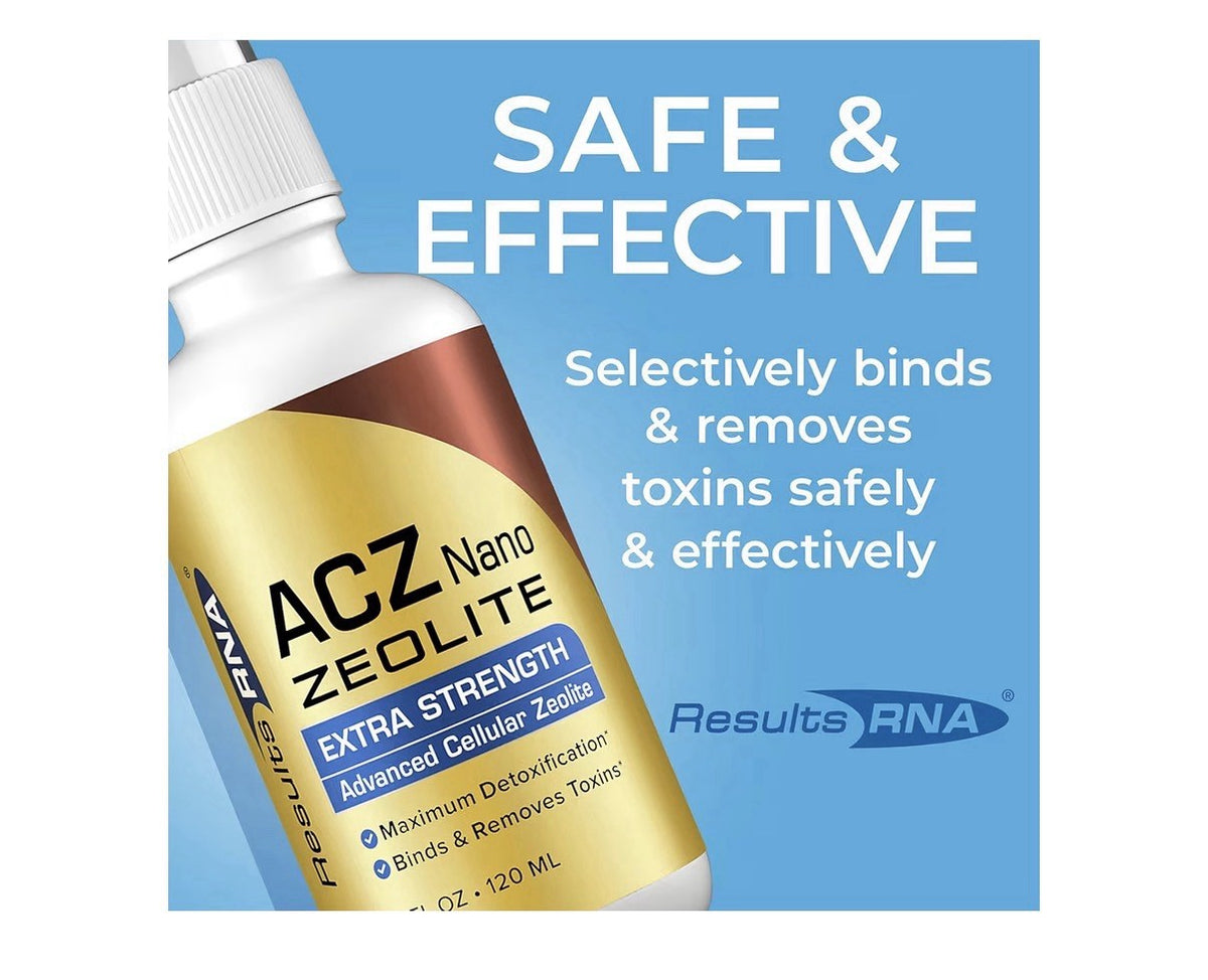 Results RNA ACZ Nano Zeolite Extra Strength Advanced Cellular Zeolite 60ml