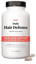 Keeps Daily Hair Supplement Hair Loss Support Saw Palmetto Healthy Hair 180 Tabs