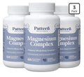 3Pack Pattern Wellness Magnesium Complex Support Whole Body Function Muscle Bone