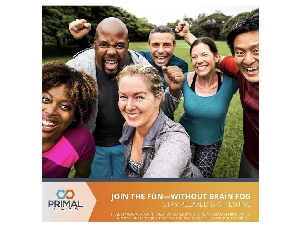 Primal Health CogniForce Memory & Brain Health Clarity Calm Thinking Focus 60cap