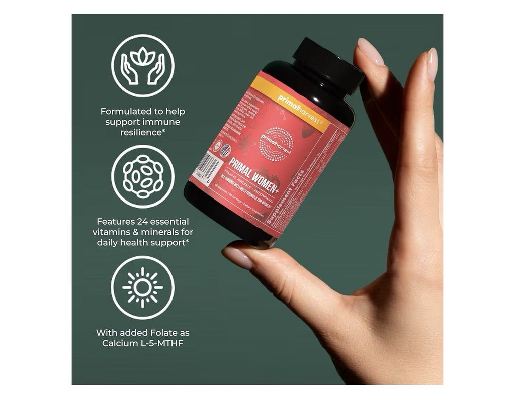 Primal Harvest Women+ Multivitamin All Around Multivitamin Formula 2 Packs