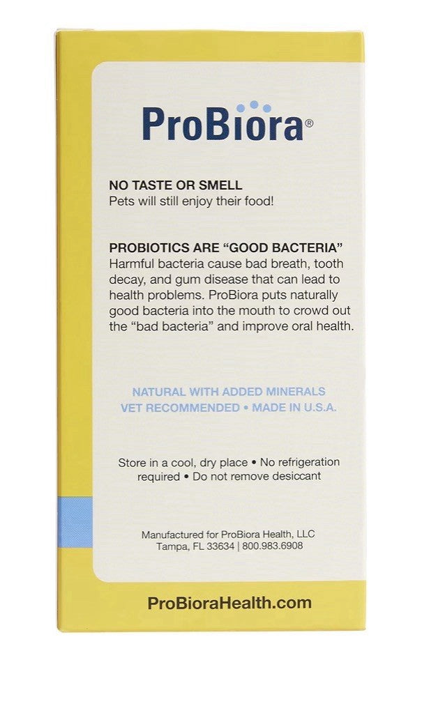 2 Pack Probiora Dogs Probiotic Supplement for Oral Dental Care Reduce Bad Breath