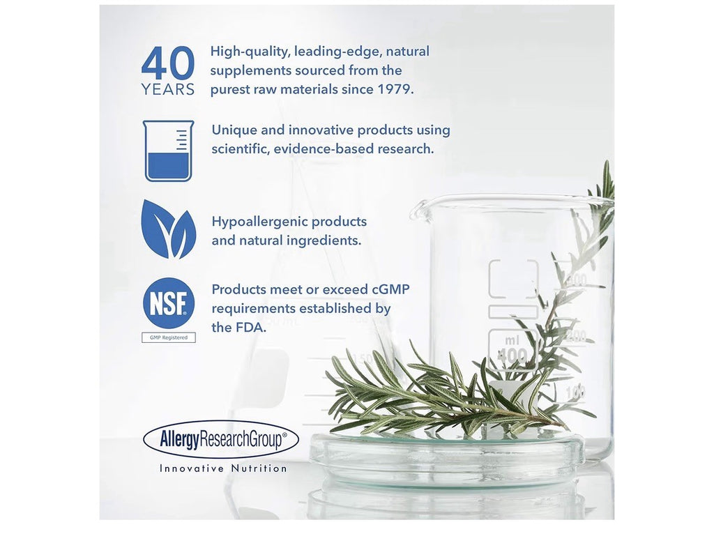 Allergy Research Group Magnolia Extract Honokiol + Magnolol Stress Calm Support