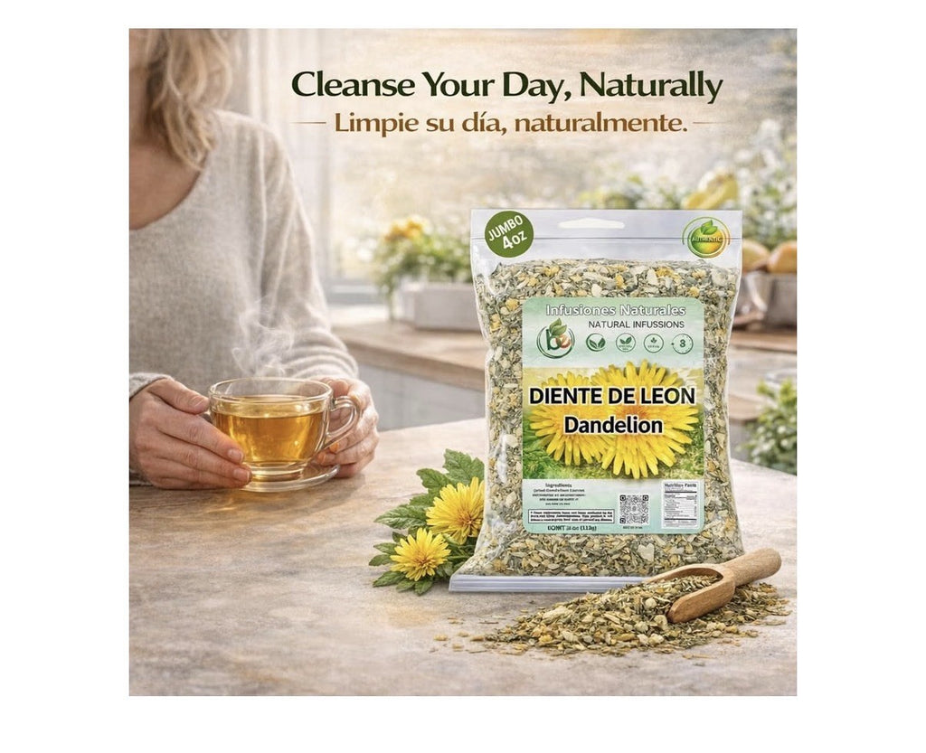 B-Eperts Diente de León Dandelion Loose Leaf Herbal Tea Natural 4 oz