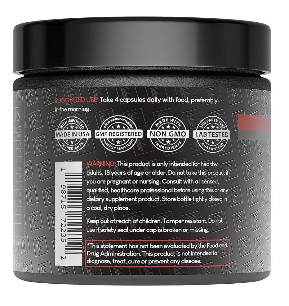 2 Pack Formulation Factory Heart of Steel Nitric Oxide 10-in-1 For Men Women