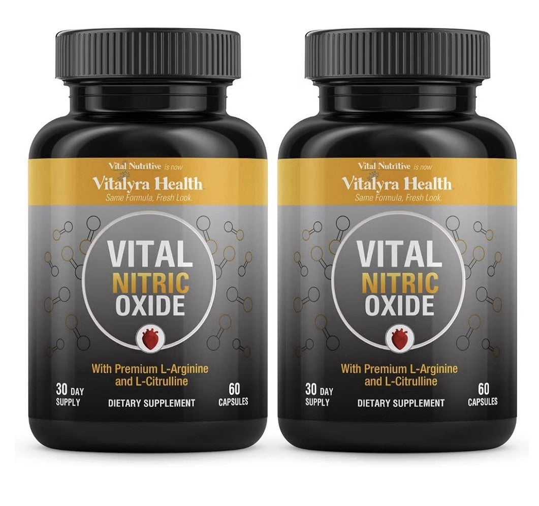 2 Pack Vital Nutritive Vital Nitric Oxide for Men Workout Booster Blood Flow