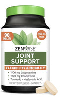 Zenwise Health Joint Support Supplement with Glucosamine Chondroitin MSM 90 Tabs