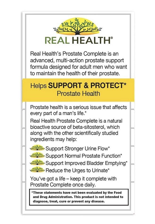 Real Health Prostate Complete Bladder Urinary Support Better Sleep For Men 2Pack