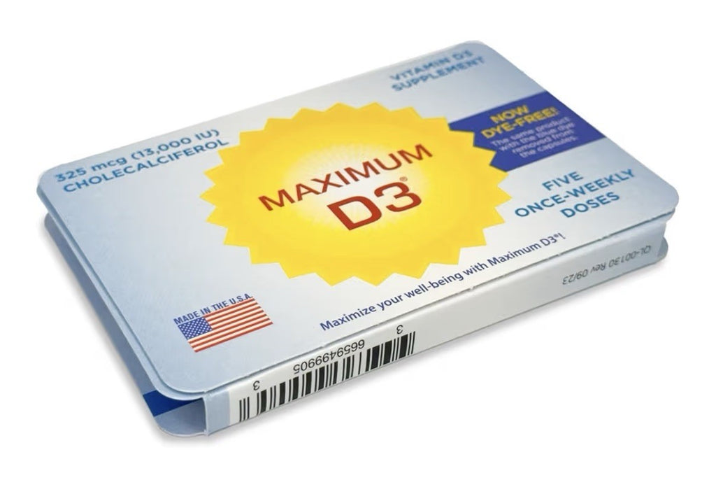 Maximum D3 Vitamin D3 13,000 IU 5 Weeks Supply 5 Capsules